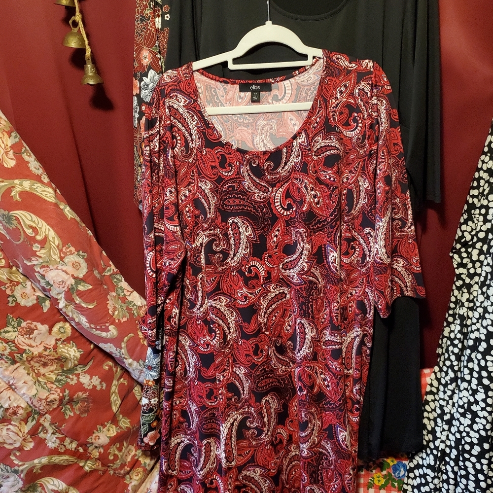 Ellos Stretch Tunic Mini Dress - Picture 2 of 13